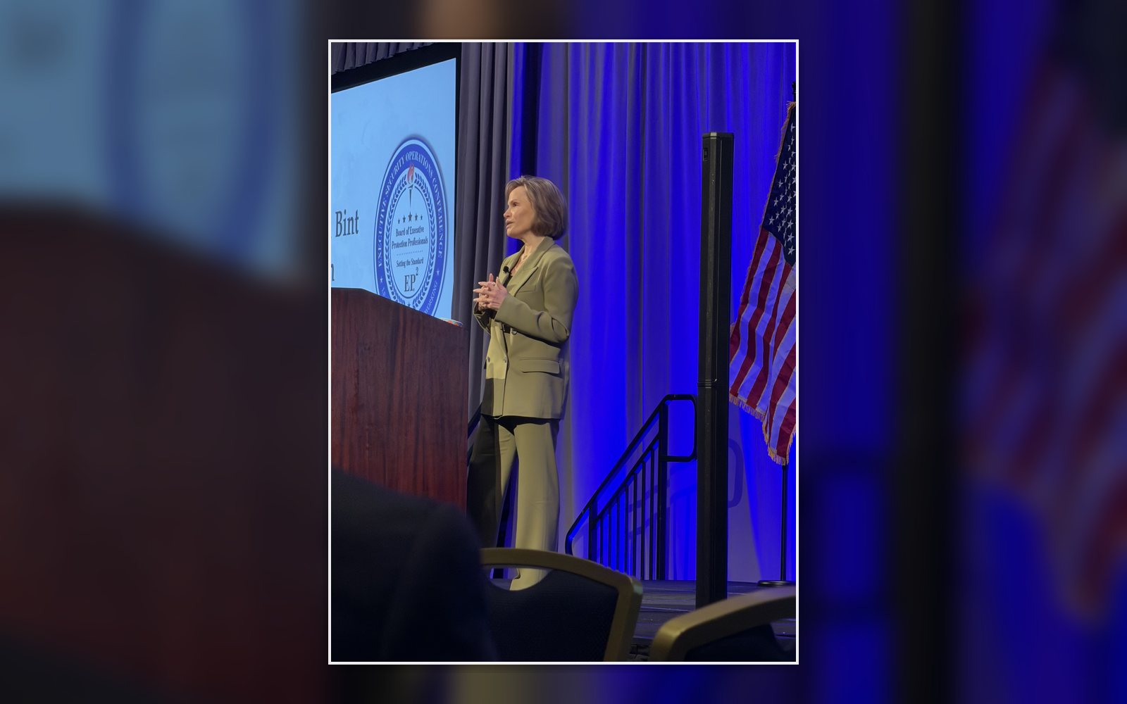 Keynote speaker close-up at ESOC 2026